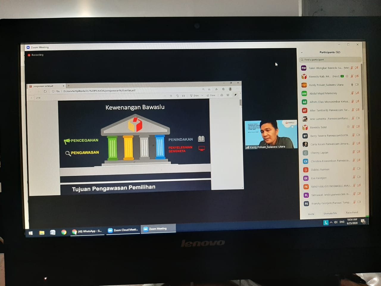 Jelang Tahapan Verifikasi Faktual, Kenly Sebut Ada Potensi Pemalsuan Dukungan
