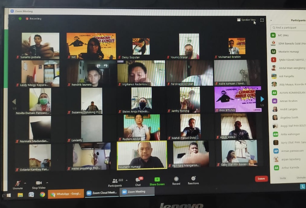 Bawaslu Sulut Launching Gerakan Awasi Coklit