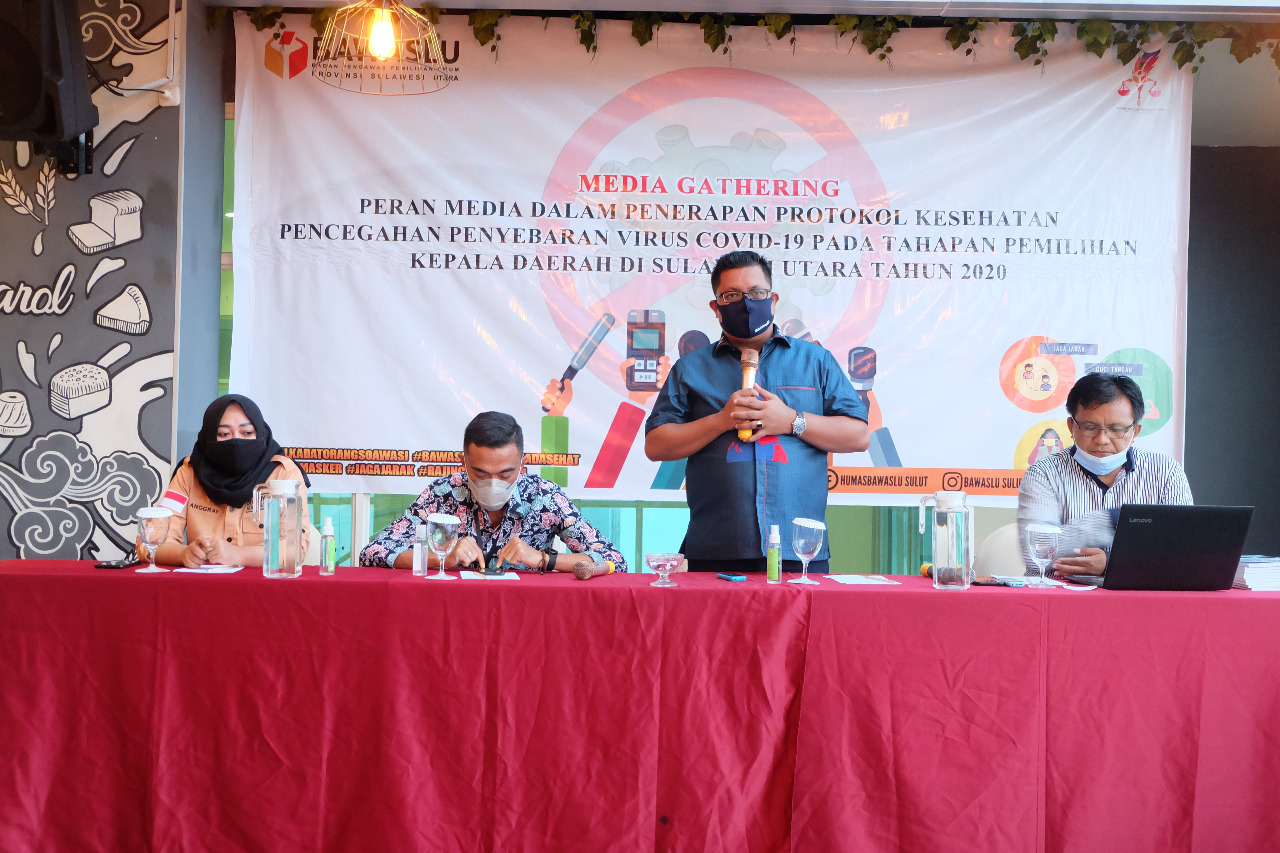 Gandeng Jurnalis, Bawaslu Sulut Gelar Media Gathering di Lagoon Hotel Manado