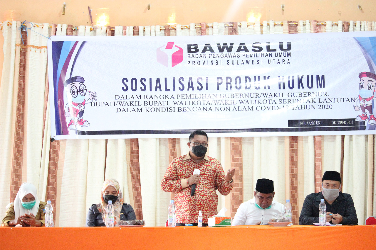 Menjelang Pilkada 2020, Bawaslu Sulut Gelar Sosialisasi Produk Hukum di Bolsel.Â 