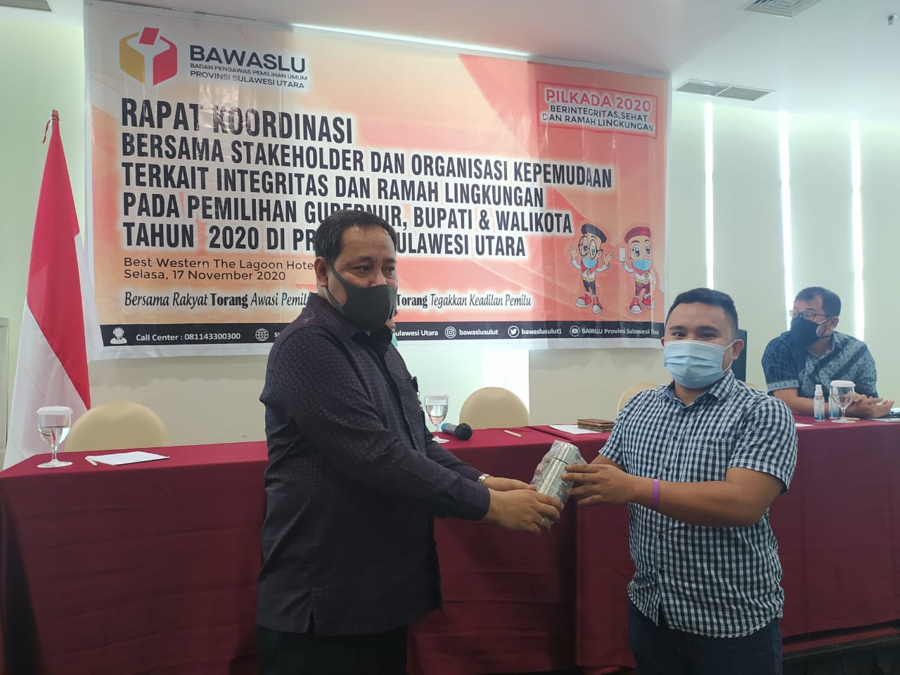 Divisi SDM dan Organisasi Bawaslu Provinsi Sulawesi Utara gelar Rapat Koordinasi Bersama Stakeholder dan Organisasi Kepemiluan Terkait Integritas dan Ramah Lingkungan Pada Pemilihan Gubernur, Bupati, dan Walikota Tahun 2020