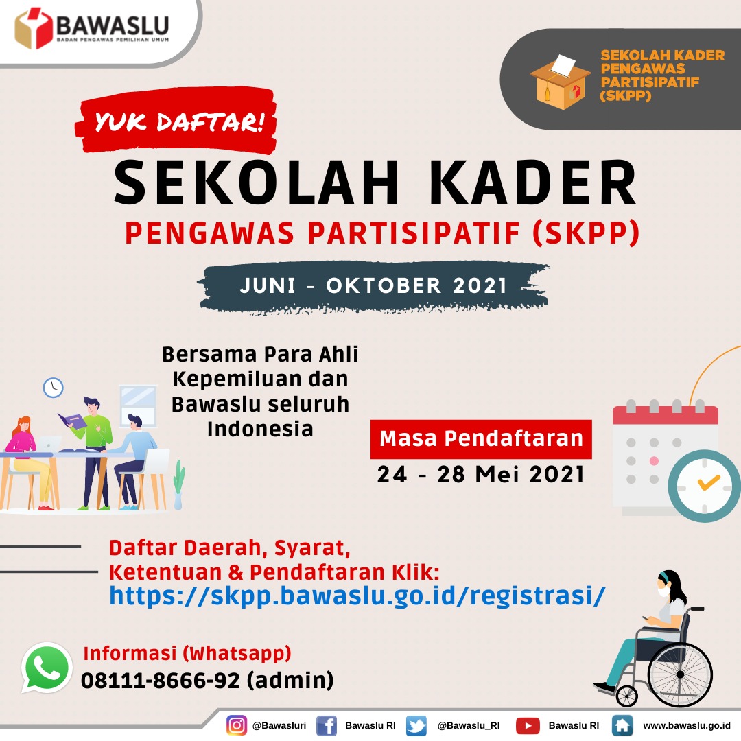 Pendaftaran SKPP  2021 - Bawaslu
