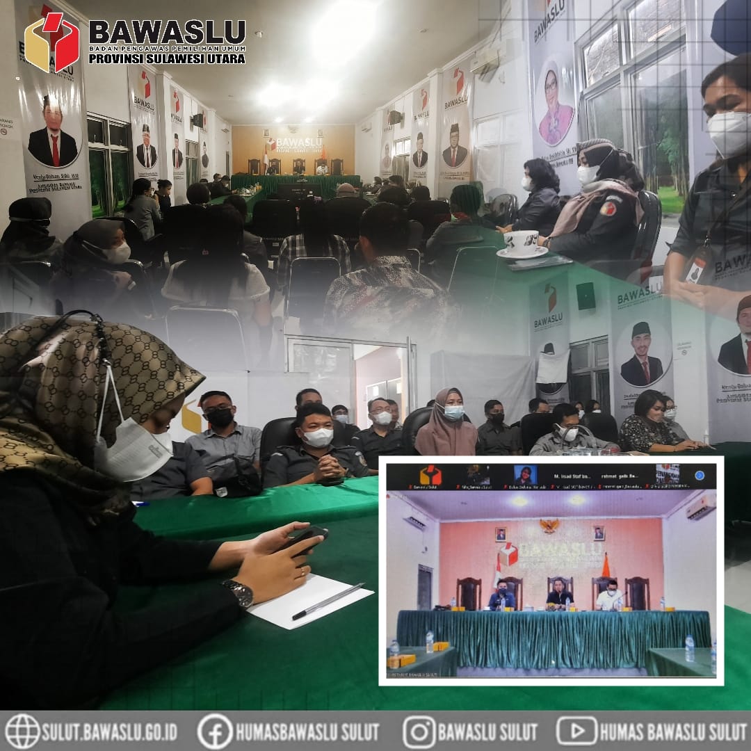 Rapat kunker Karo SDM dan Umum dan Tim Bawaslu RI ke Bawaslu Provinsi Sulut