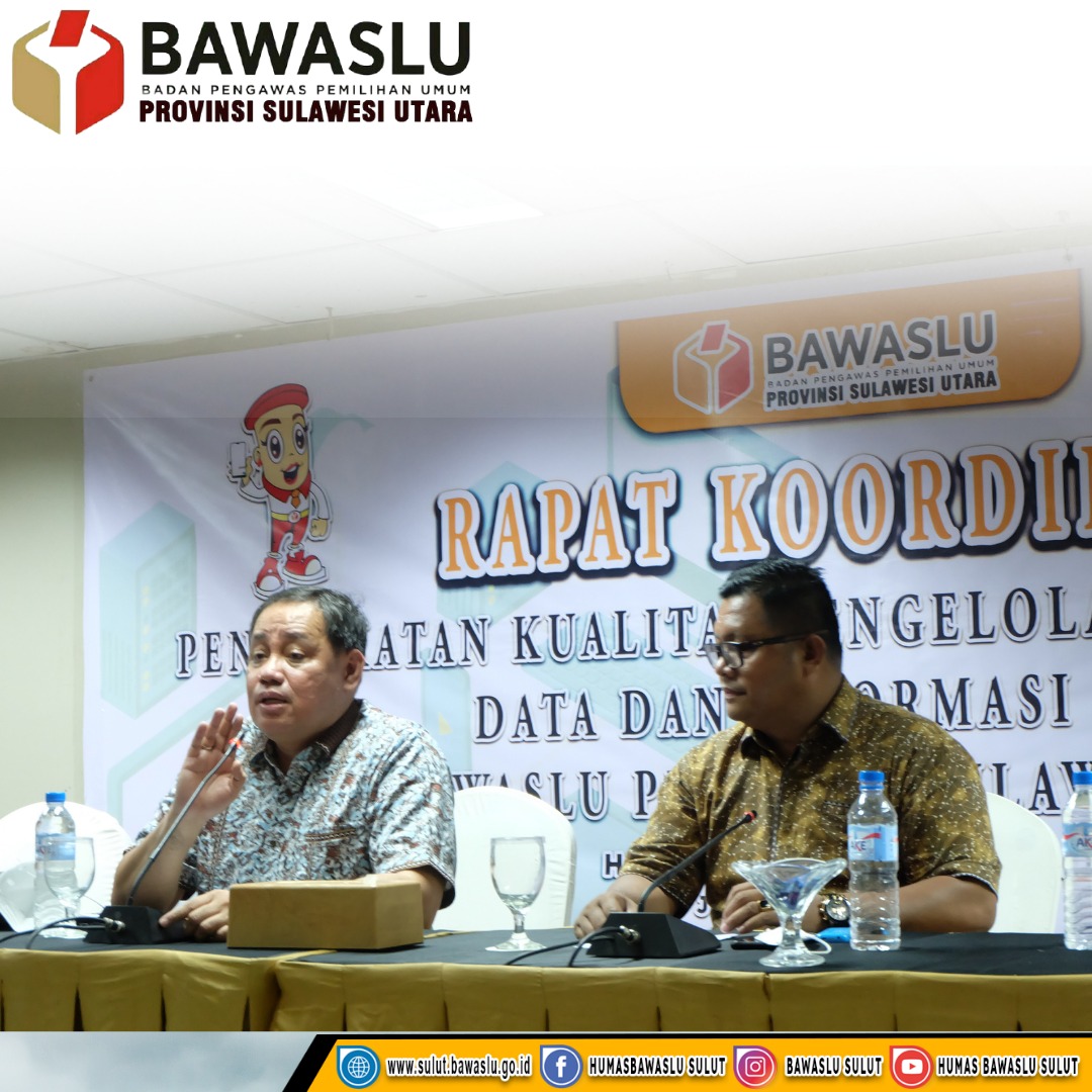 Bawaslu Sulut Gelar Rapat Peningkatan Pengelolaan Layanan Publik