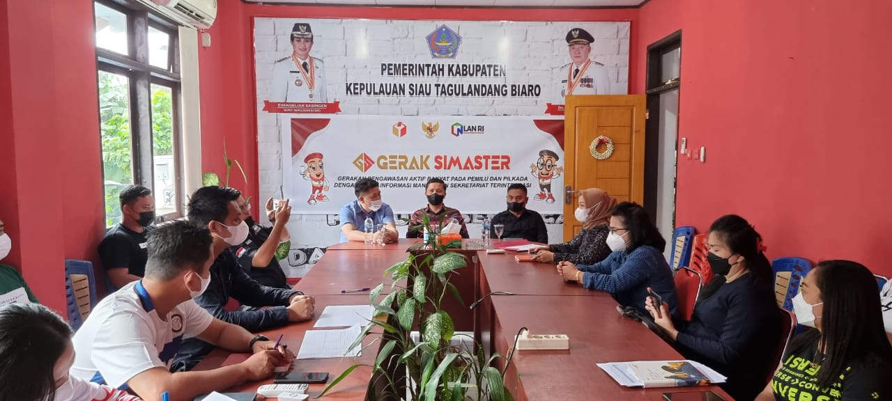 Aldrin Christian Sosialisasikan GERAK SIMASTER Kepada ASN Kabupaten Kepulauan SITARO