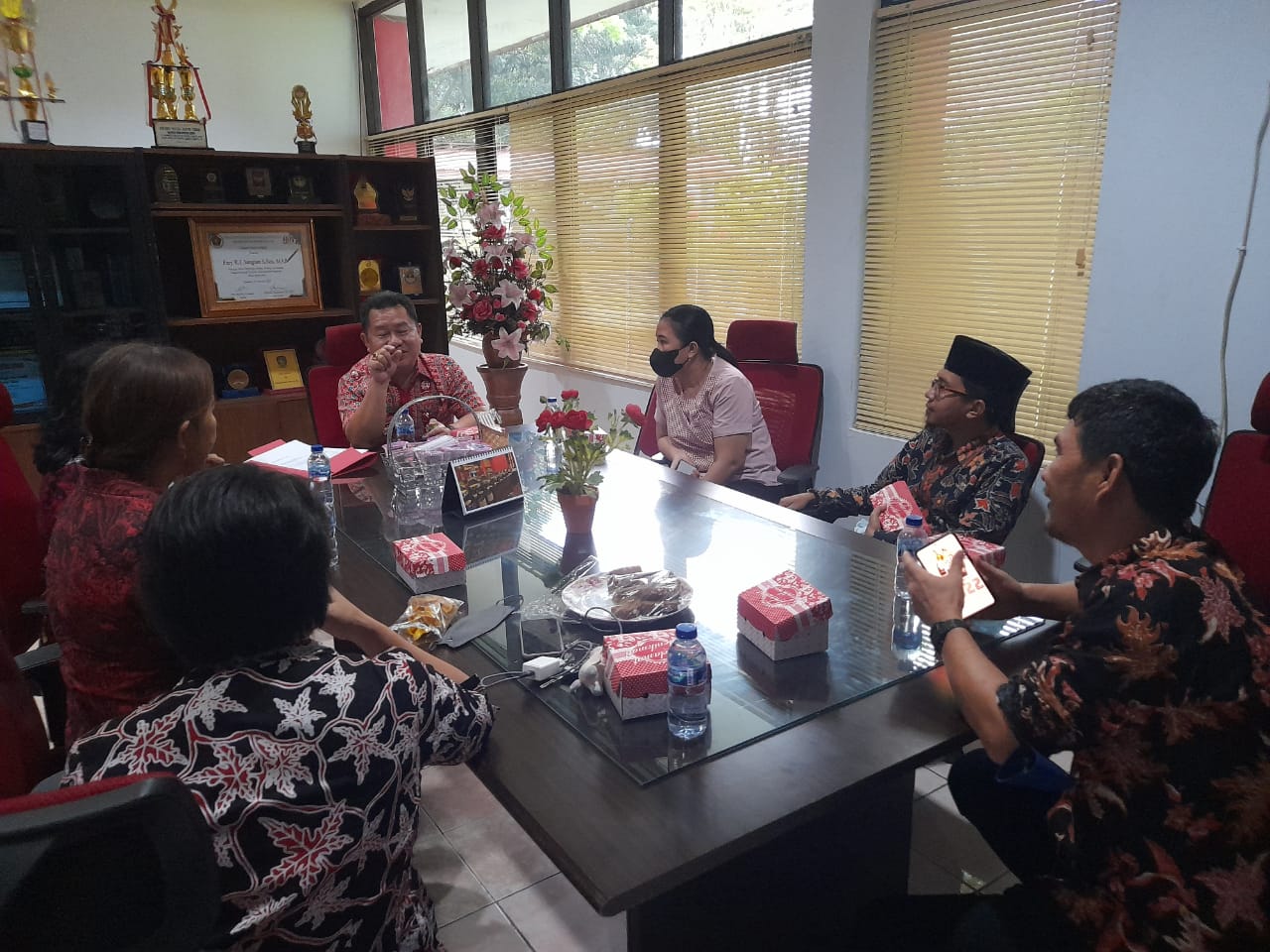 Koordinasi Persiapan Pengawasan Tahapan, Bawaslu Sulut Bertandang ke Badan Kesatuan Bangsa dan Politik Provinsi Sulawesi UtaraÂ 