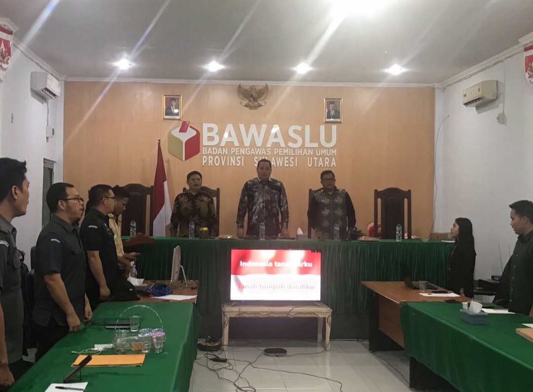 Herwyn Malonda Buka Rapat Kerja Teknis Persiapan Pengawasan Verifikasi Administrasi dan Faktual Partai Politik Tindak Lanjut Putusan Bawaslu