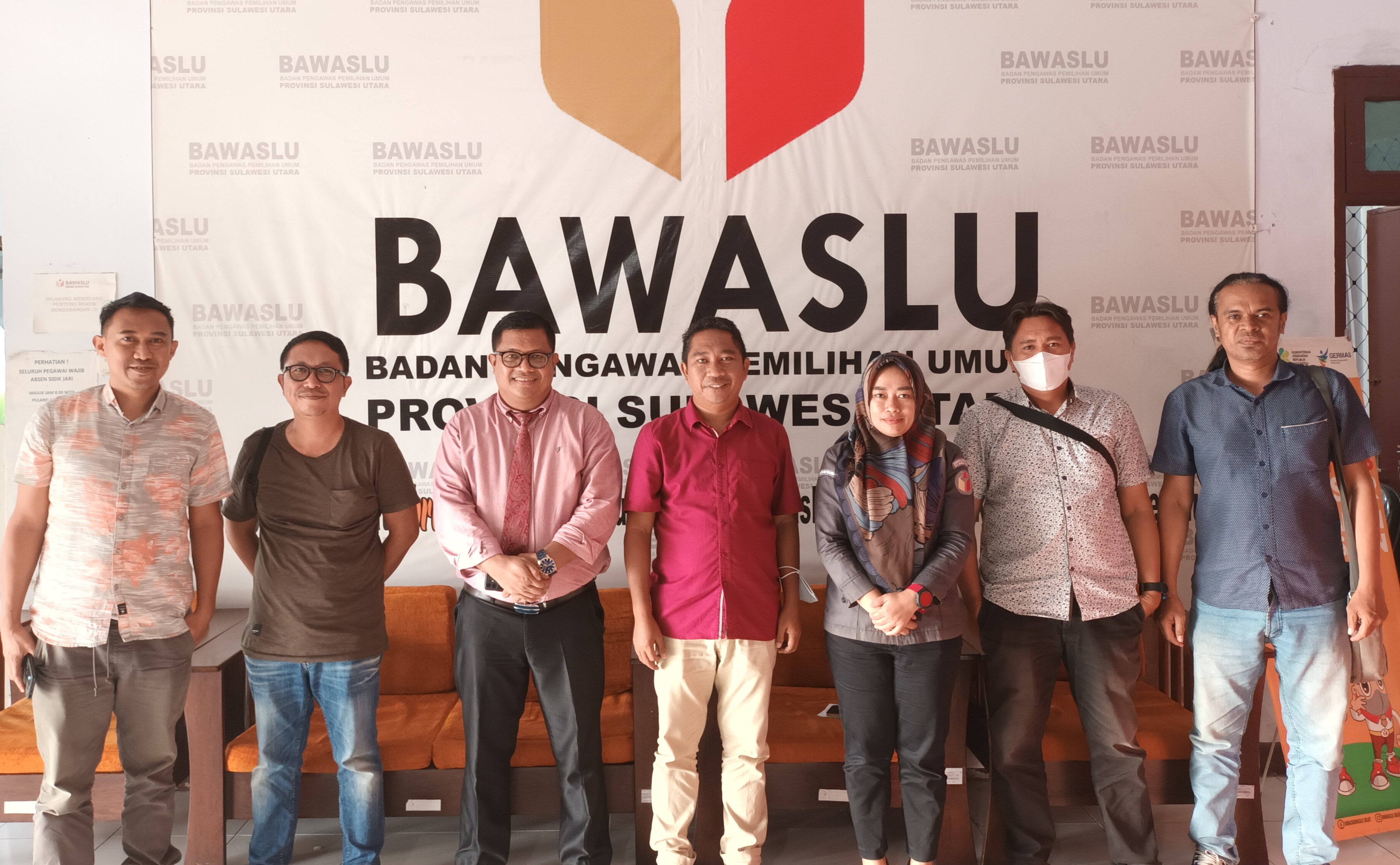 Supriyadi Pangellu terima Kunjungan AMSI Sulut 