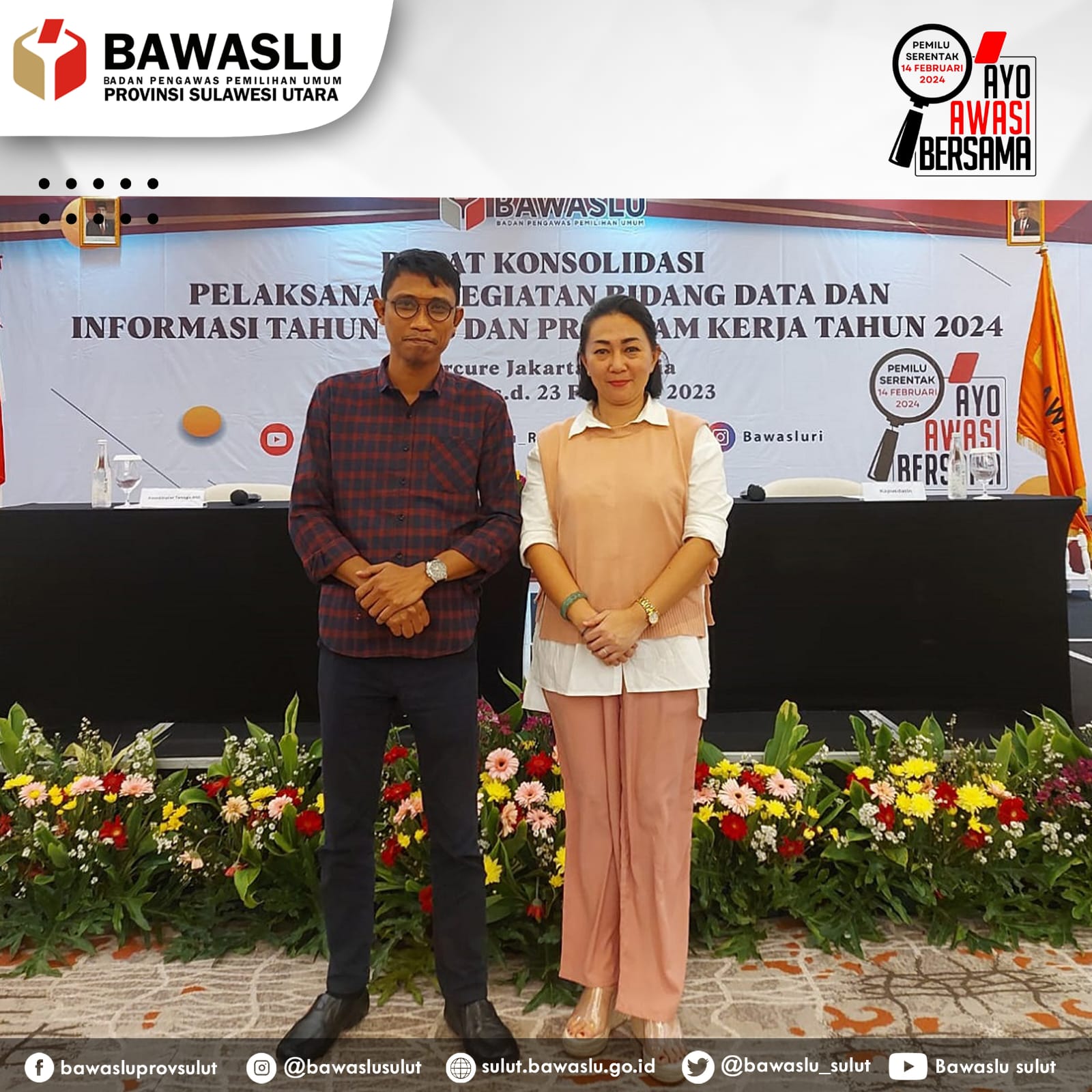 Zulkifli Densi hadiri Rapat Konsolidasi pelaksanaan Bidang Data dan Informasi Tahun 2023 dan Program Kerja Tahun 2024