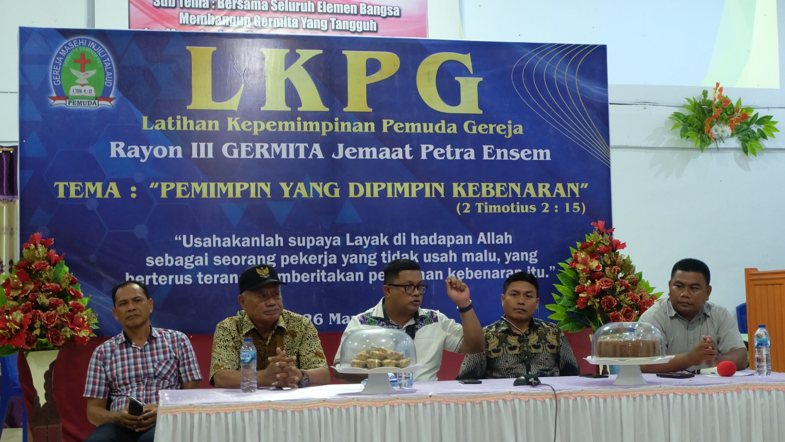 Hadiri Latihan Kepemimpinan Pemuda Gereja GERMITA, Supriyadi Ajak Pemuda GERMITA Berkolaborasi Sukseskan Pemilu 2024