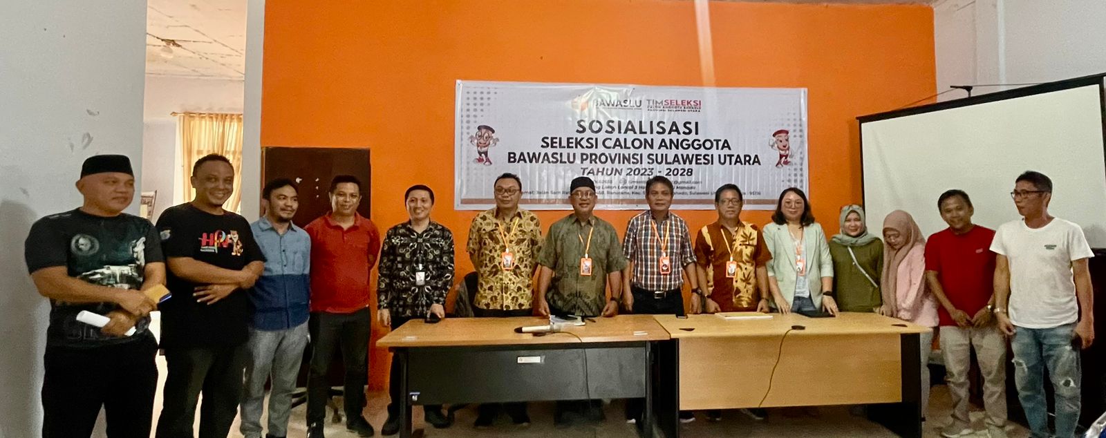Timsel Sosialisasi Tahapan Seleksi Calon Anggota Bawaslu Provinsi Sulawesi Utara Periode 2023 - 2028 di Kotamobagu