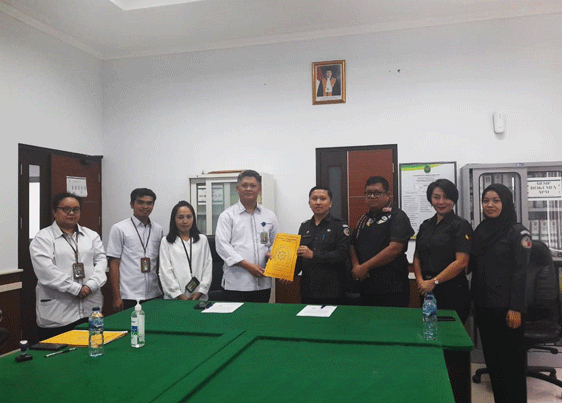 Bawaslu Sulut Terima Surat Perjanjian Pinjam Pakai Gedung Pengadilan Negeri Manado