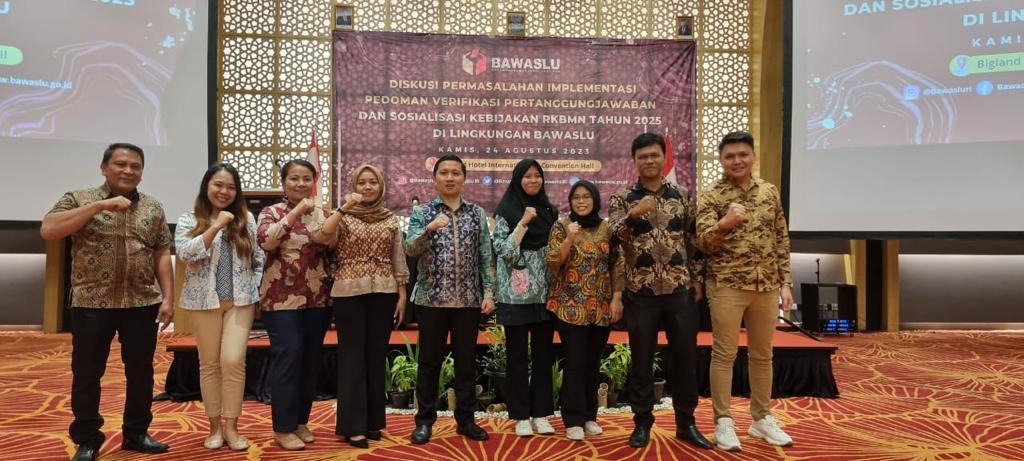 Bawaslu Sulut Ikuti Pembekalan Implementasi Pedoman Verifikasi Pertanggungjawaban dan Sosialisasi Kebijakan RKBMN Tahun 2025 di Lingkungan Badan Pengawas Pemilihan Umum