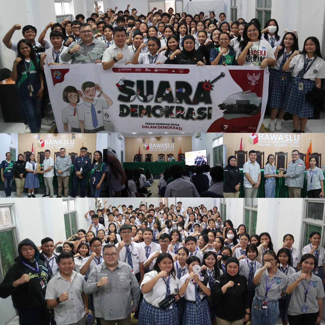 Sekolah Lentera Harapan Tomohon Kunjungi Kantor Bawaslu, Bawaslu Sulut Apresiasi â€œRasa Ingin Tauâ€ Para Siswa Tentang: Demokrasi, Pemilu dan Bawaslu