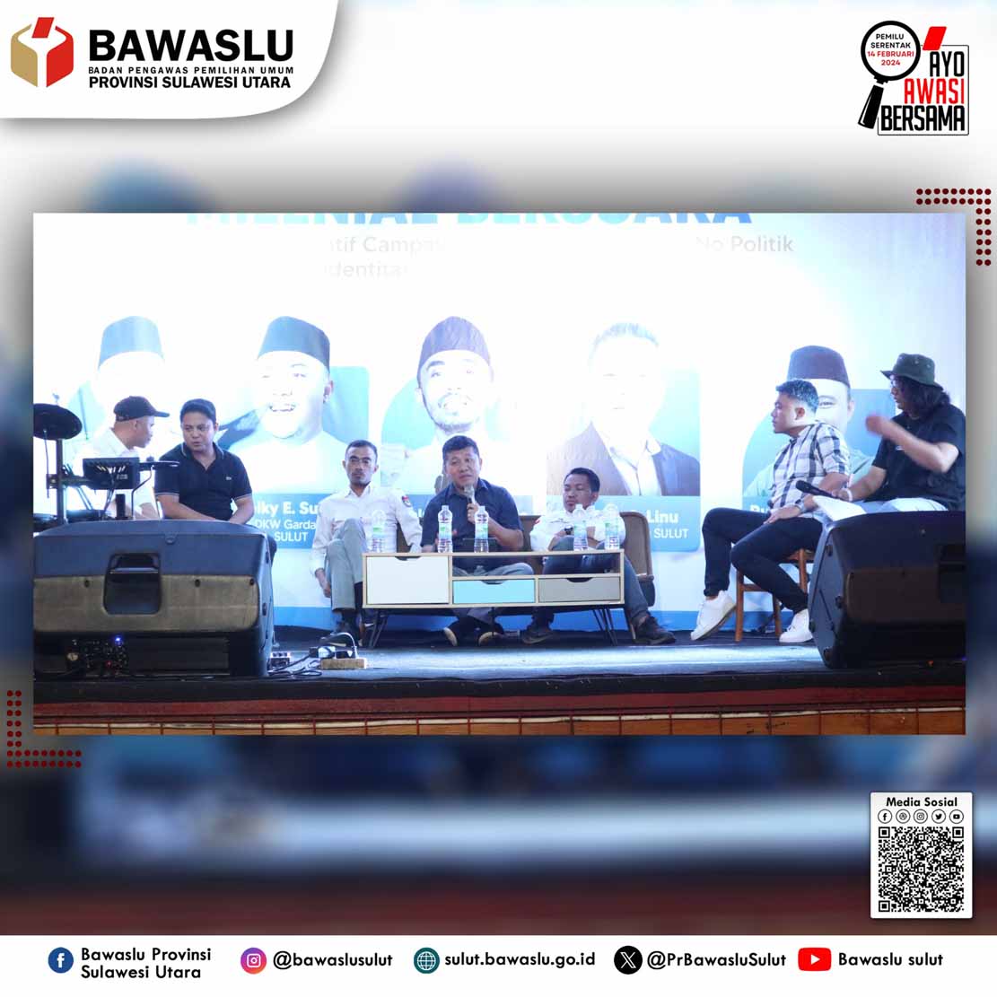 Deklarasi Milenial Memilih, Milenial Bersuara: Ini Kata Steffen Linu Anggota Bawaslu Sulut