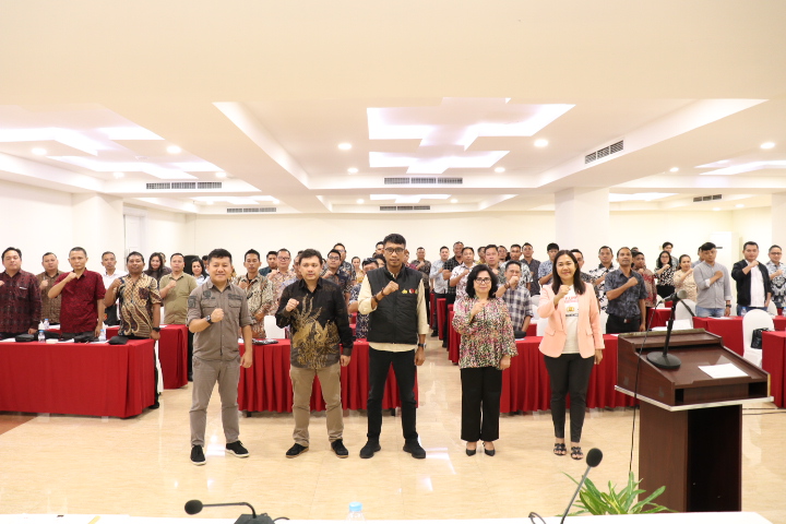 Gelar Rakor  Sentra Gakkumdu, Bawaslu Sulut Bangun Sinergi dan Soliditas Tiga Lembaga