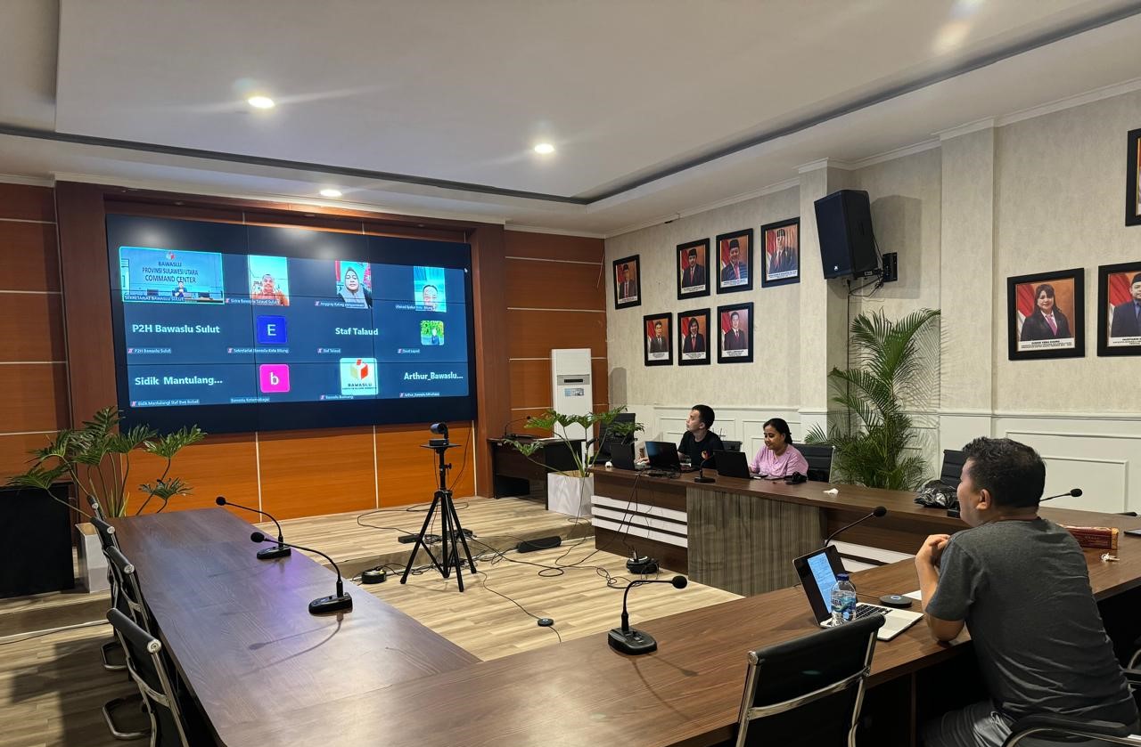 Bawaslu Sulut Gelar Evaluasi Pengawasan Coklit Data Pemilih Pilkada Minggu ke II