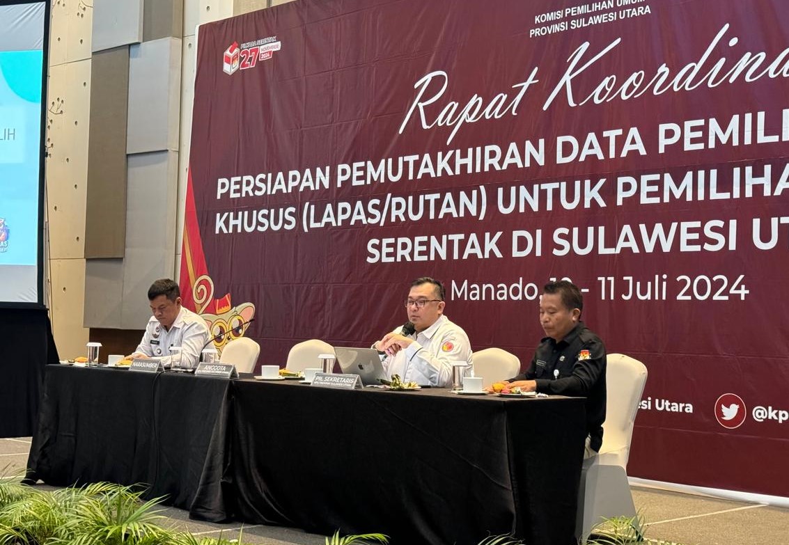 Jadi Narasumber Rakor Mutarlih KPU Sulut, Erwin Soroti Kerawanan Pelaksanaan Coklit
