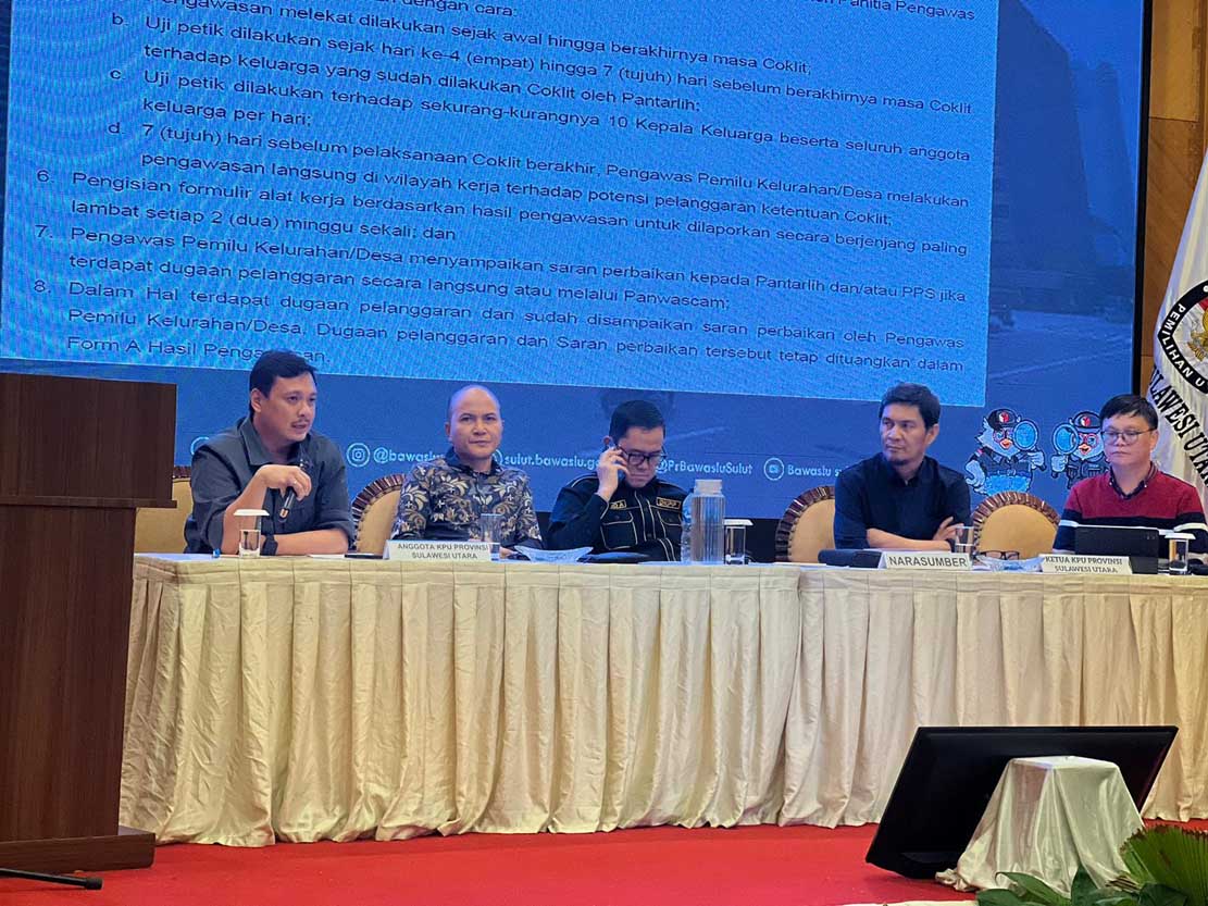 Jadi Narasumber Kegiatan Penyusunan Pedoman Teknis Mutarlih Pilgub Sulut, ini yang disampaikan Ardiles Mewoh