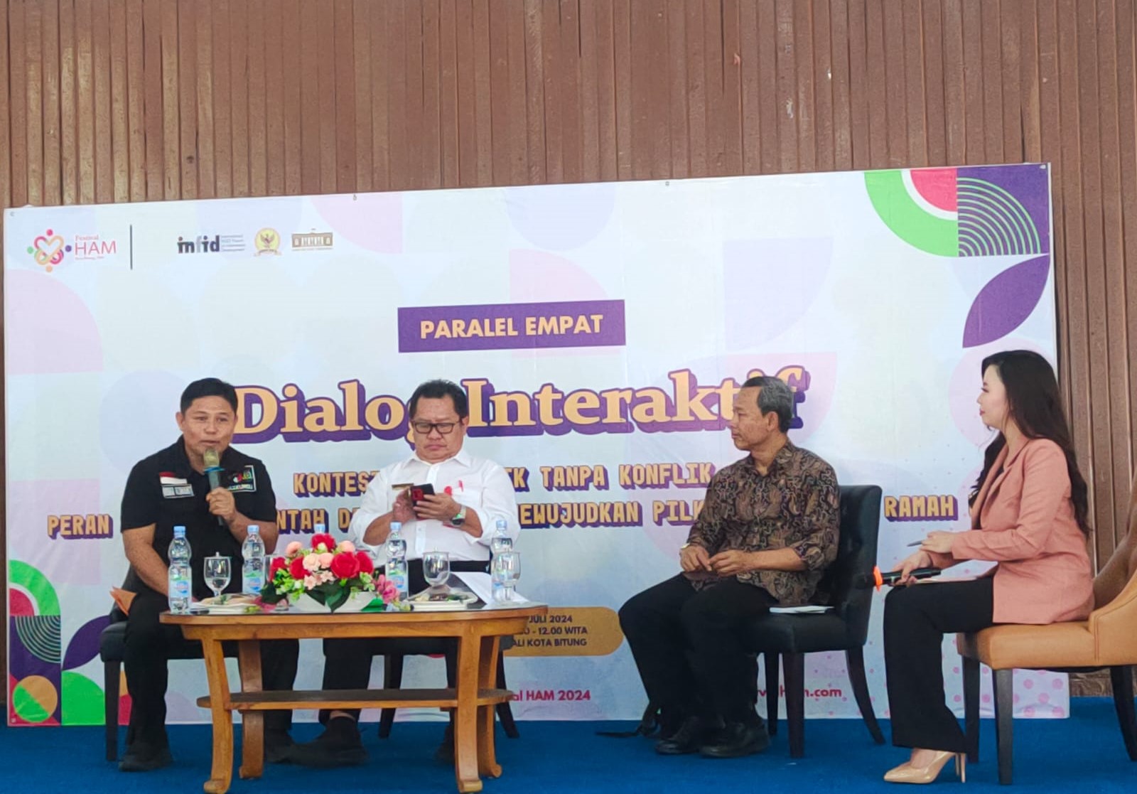 Jadi Narasumber Dialog Interaktif Komnas HAM, Rumagit: Menghilangkan Hak Pilih Orang Lain Diancam Pidana Pemilu!
