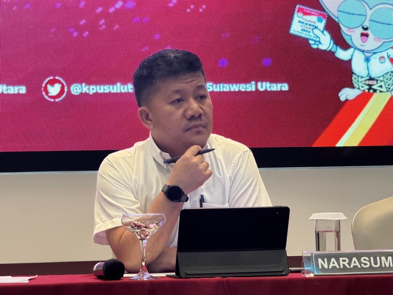 Steffen Linu Paparkan Kerawanan Penyusunan Daftar Pemilih Pasca Penetapan DPS Pada Rakor Penyelesaian Data Ganda Dalam Rangka Penyusunan DPSHP