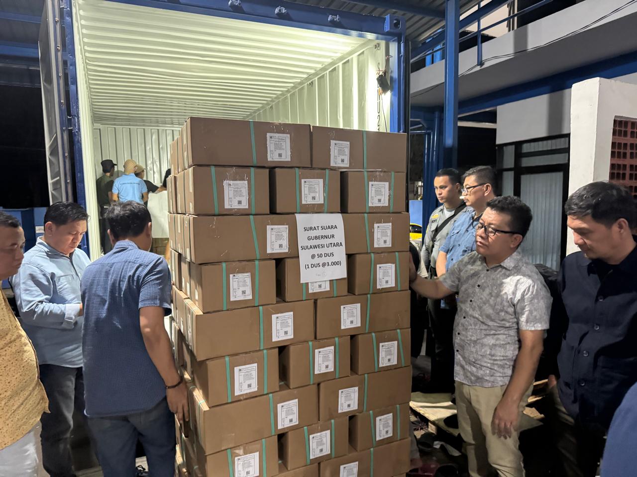 Bawaslu Sulut Awasi Langsung Proses Distribusi Logistik Surat Suara Pilkada 2024