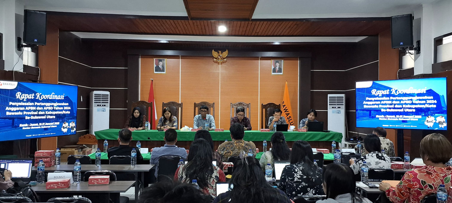 Tahapan Pemilihan Serentak Belum Selesai, Bawaslu Sulut Maksimalkan Tugas dan Dukungan Sekretariat