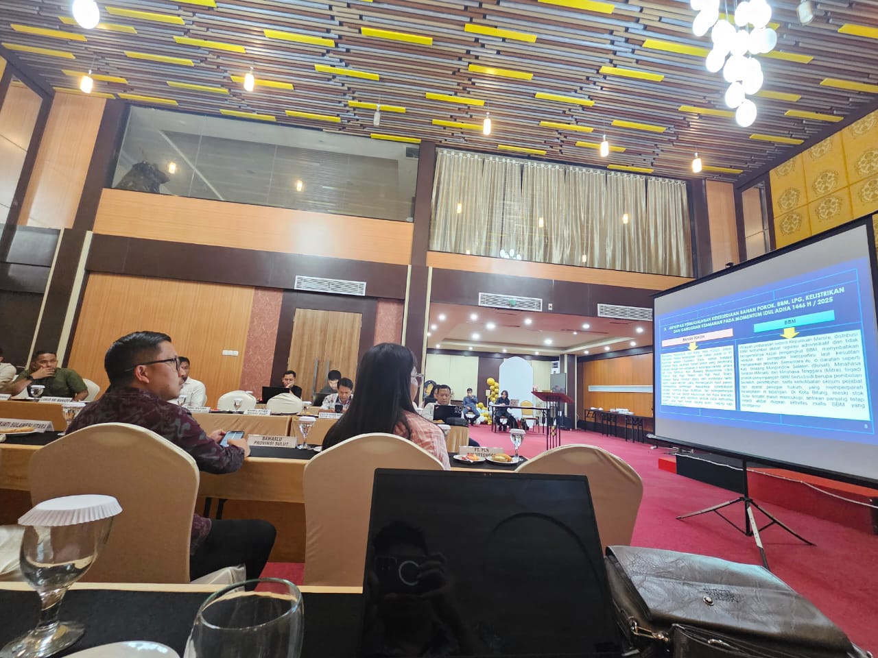 Kepala Sekretariat Bawaslu Sulut Hadiri Rapat Intelijen Daerah Yang Digelar BINDA Sulut