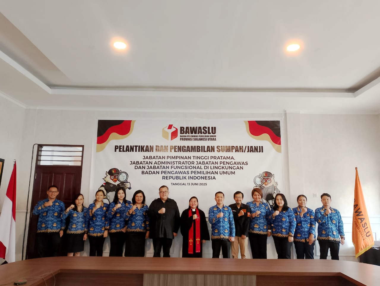 Bawaslu RI Lantik Jabatan Administrator, Jabatan Pengawas, dan Jabatan Fungsional di Lingkungan Bawaslu