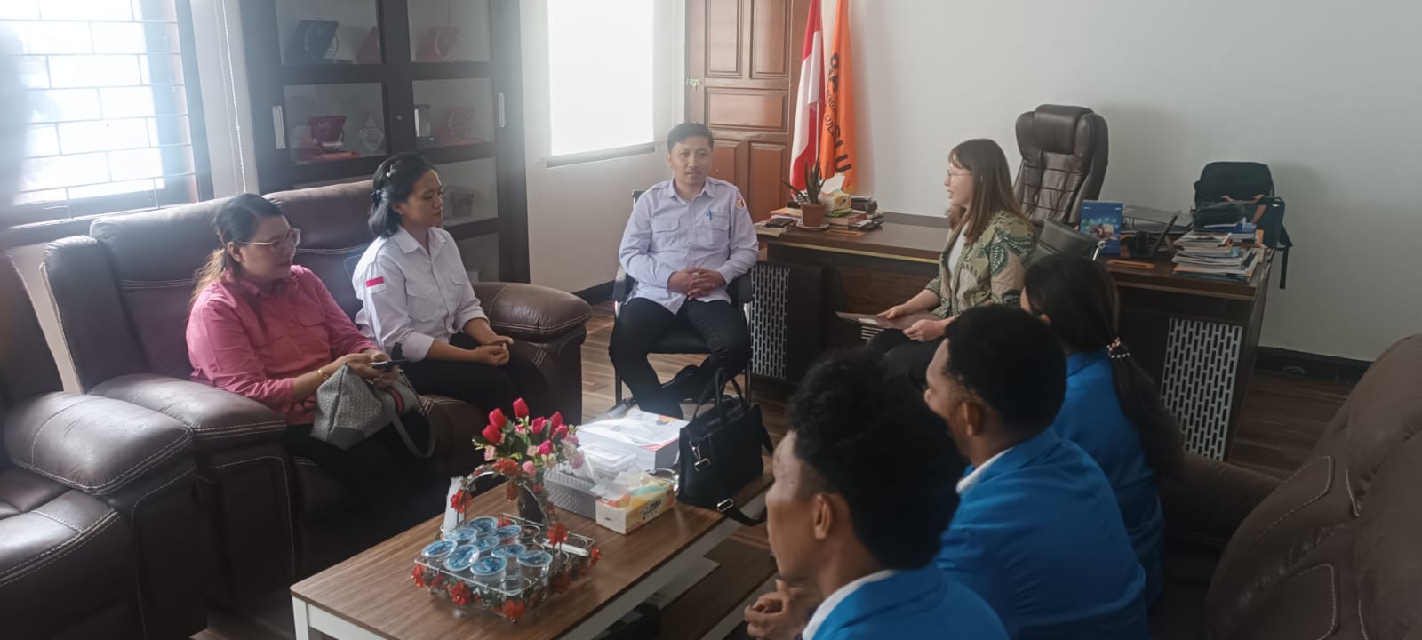 Bawaslu Sulut Terima Perwakilan UNPI Manado Dalam Rangka Penarikan Mahasiswa Magang 