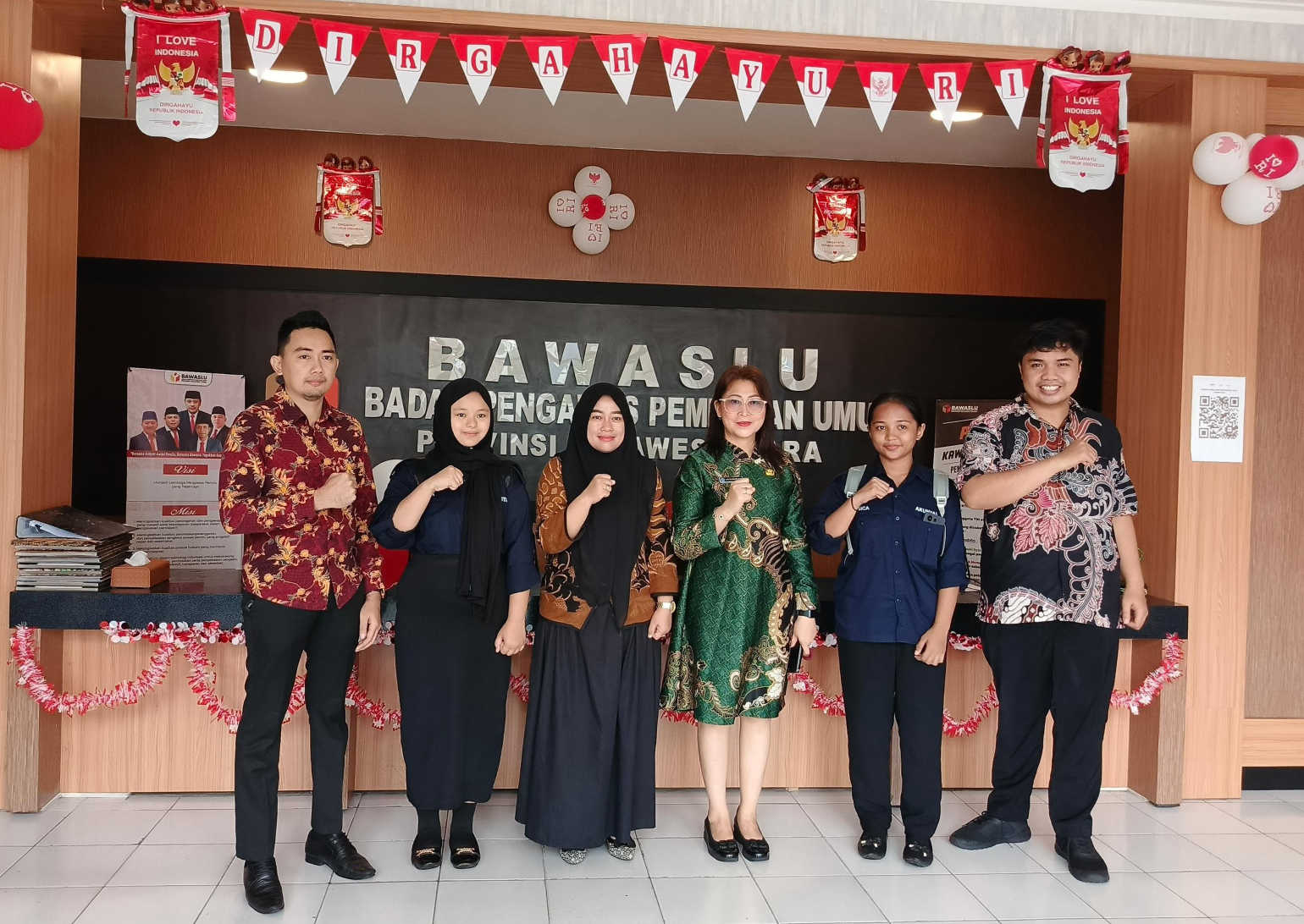 Terima Siswa Magang, Bawaslu Provinsi Sulut di Apresiasi
