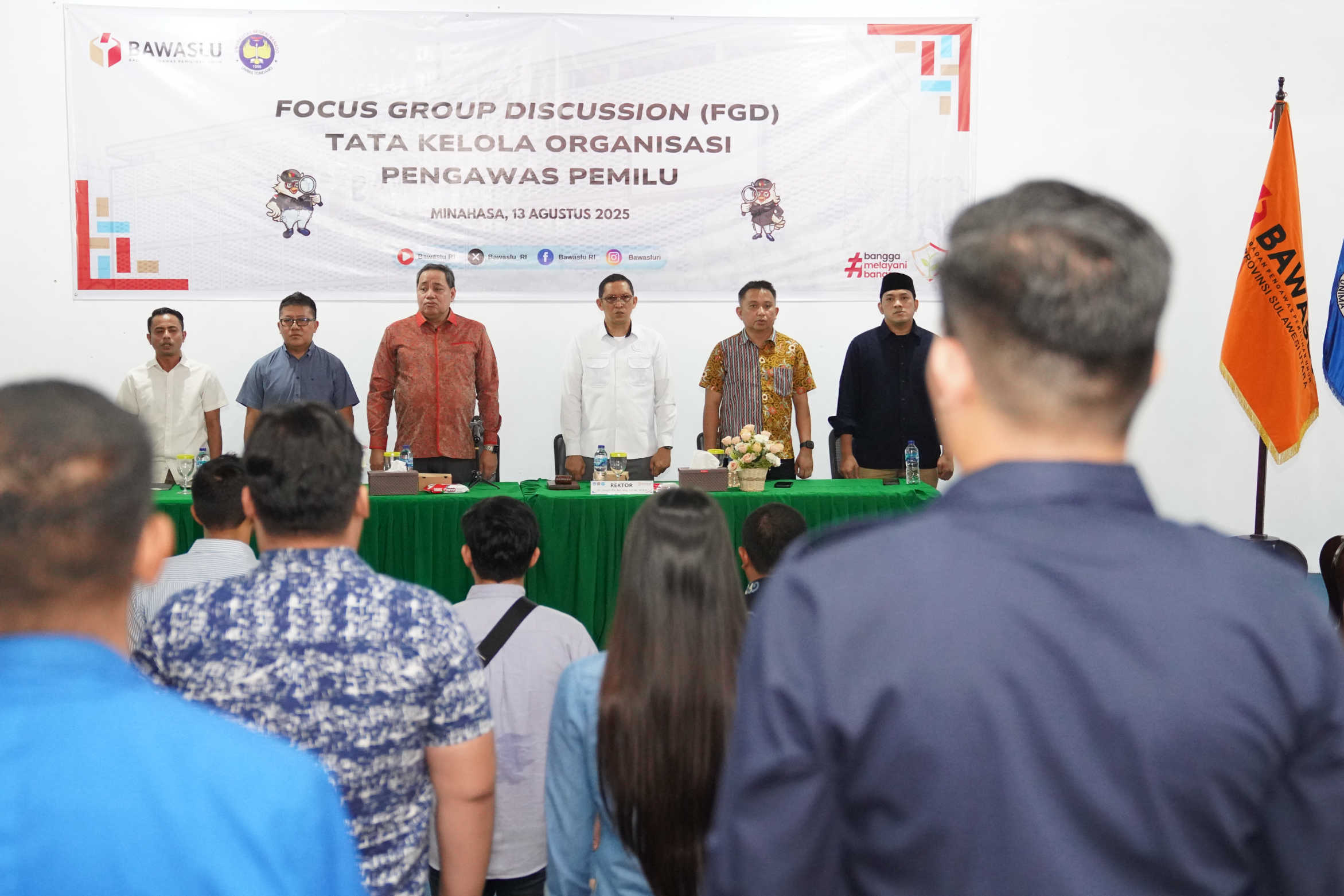 Gandeng Akademisi UNIMA, Bawaslu Gelar FGD Bahas Tata Kelola Organisasi Pengawas Pemilu