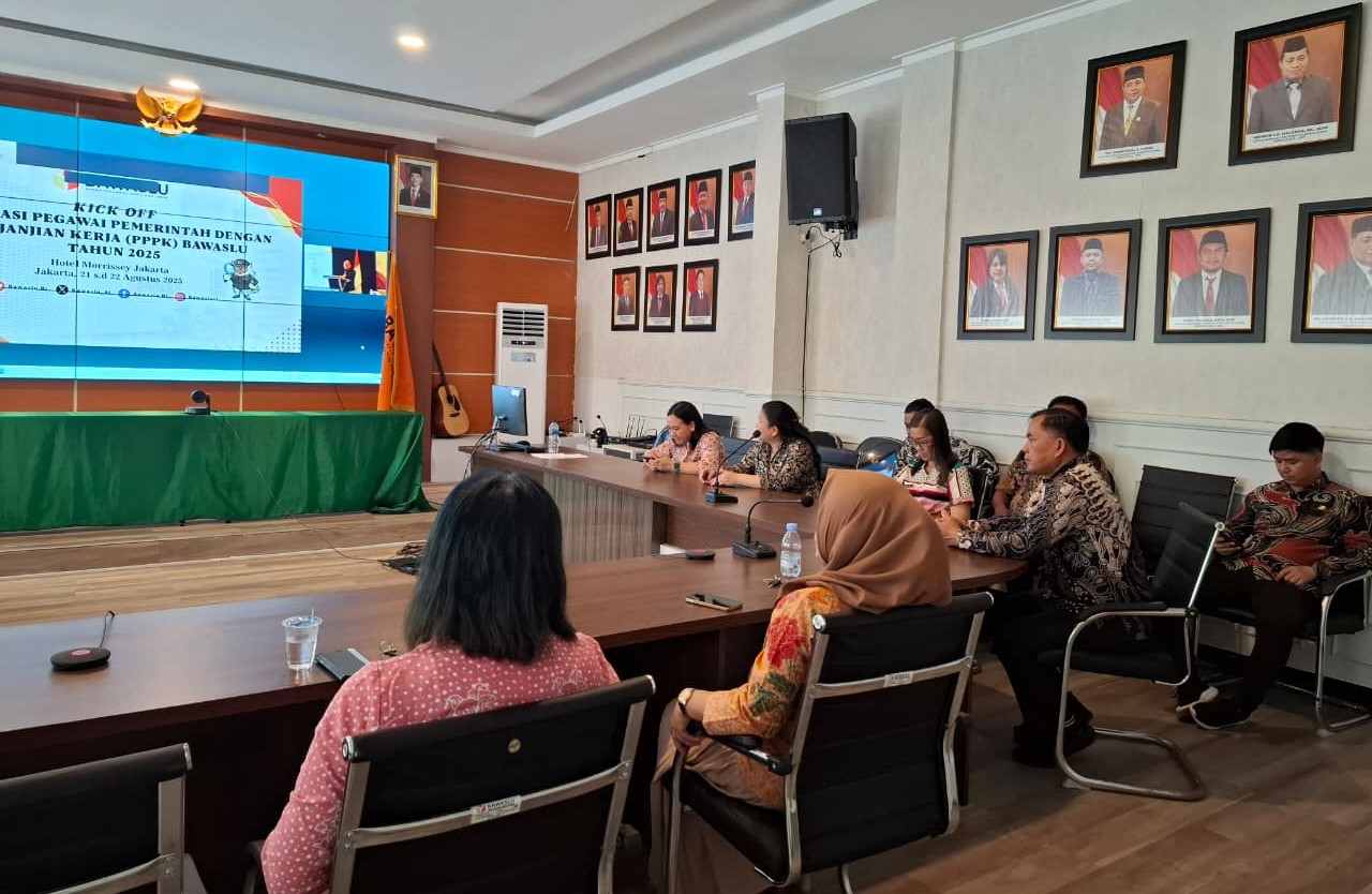 Bawaslu Sulut Ikuti Kick Off Orientasi PPPK Bawaslu Tahun 2025