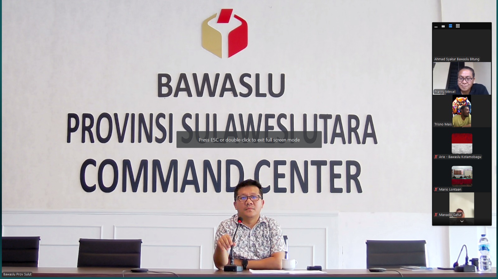 Bawaslu Sulut Gelar Rakor Bersama Kabupaten/Kota, Bahas Saka Adhyasta Pemilu