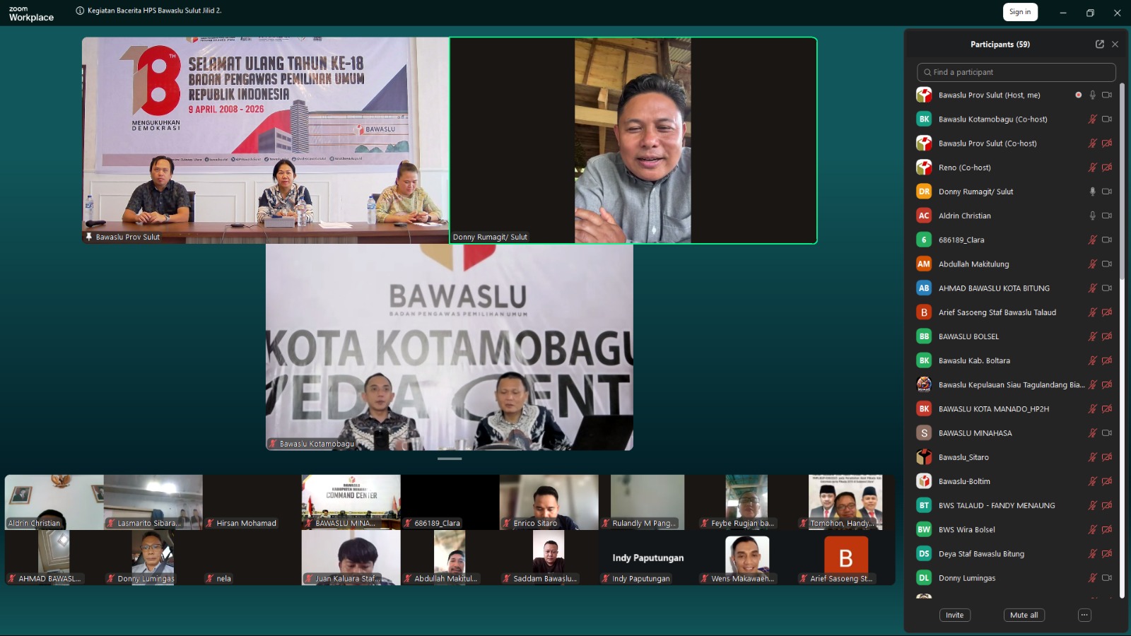 Sumber foto: Humas Bawaslu Sulut