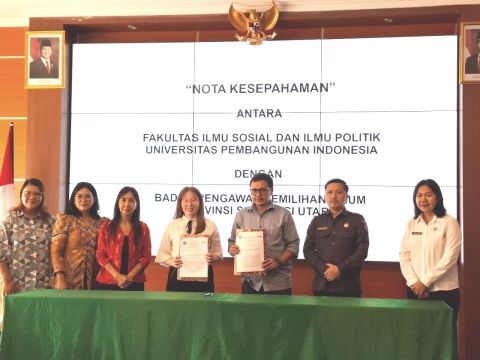 Gandeng UNPI Manado, Bawaslu Provinsi Sulut Teken Kerjasama Kelembagaan