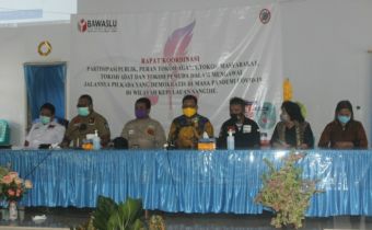 Kawal Pilkada 2020, Bawaslu Sulut Gelar Rakor di Sangihe