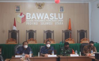 Bawaslu Sulut Gelar Rakor Pencegahan Covid-19