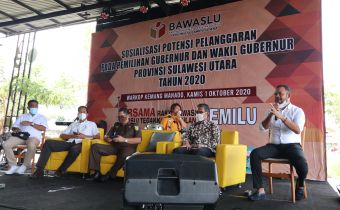  Bawaslu Sulut Kembali Gelar Kegiatan Sosialisasi Potensi Pelanggaran Pemilihan Gubernur  Dan Wakil Gubernur Tahun 2020