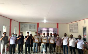 BAWASLU SULUT RESMIKAN PULAU TERLUAR INDONESIA SEBAGAI KAMPUNG PENGAWASAN