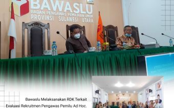 Bawaslu melaksanakan RDK terkait evaluasi rekrutmen pengawas pemilu ad hoc