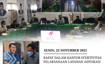 Efektivitas Pelaksanaan Layanan Advokasi Pendampingan Hukum