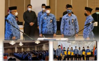 Sekjend Bawaslu RI Resmi Melantik PNS Formasi Tahun 2019