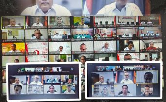 Kasek Bawaslu Sulut Mengikuti Rapat Daring Bersama Sekjend Bawaslu R.I Terkait Persiapan Pelaksanaan Program dan Penggunaan Anggaran Tahun 2022Â 