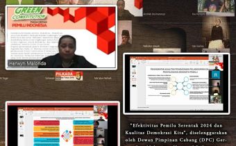 Efektivitas Pemilu Serentak 2024 dan Kualitas Demokrasi Kita. Dr. Herwyn Malonda: Masyarakat Harus Berpartisipasi Aktif Mengawal Jalannya Tahapan Pemilu dan Pemilihan tahun 2024