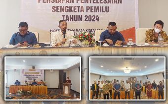 Bawaslu Provinsi Sulawesi Utara menggelar kegiatan Rapat Koordinasi Persiapan Penyelesaian Sengketa Pemilu Tahun 2024