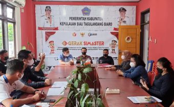 Aldrin Christian Sosialisasikan GERAK SIMASTER Kepada ASN Kabupaten Kepulauan SITARO