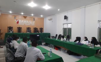 Ketua dan Anggota Bawaslu Sulut Berikan Pembekalan Kepada CPNS Bawaslu Sulut TA 2021