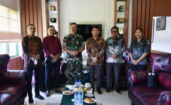 Koordinasi Pelaksanaan Pengawasan Pemilu Serentak 2024, Bawaslu Sulut Berkunjung ke KODAM XIII/MERDEKAÂ 