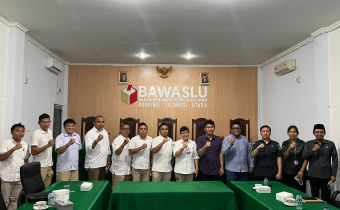 Ketua Bawaslu Sulut Menerima Audiensi Pengurus DPD Partai Gerindra SulutÂ 